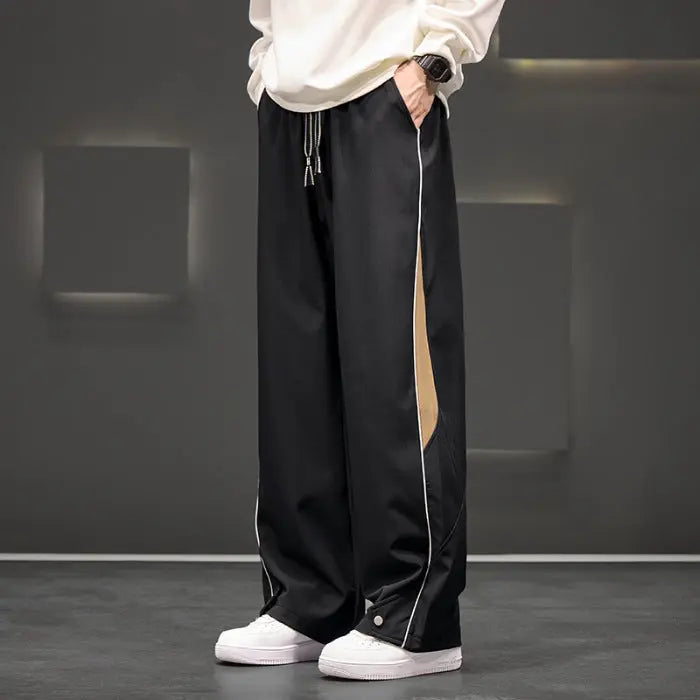 Loose Casual Waterproof Men's Plus Size Straight-leg Trousers ODMPOD