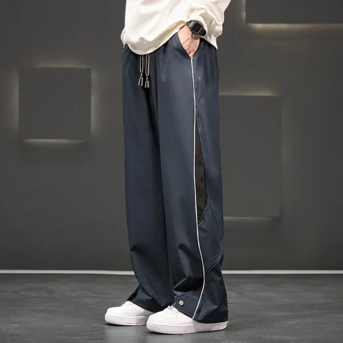 Loose Casual Waterproof Men's Plus Size Straight-leg Trousers ODMPOD