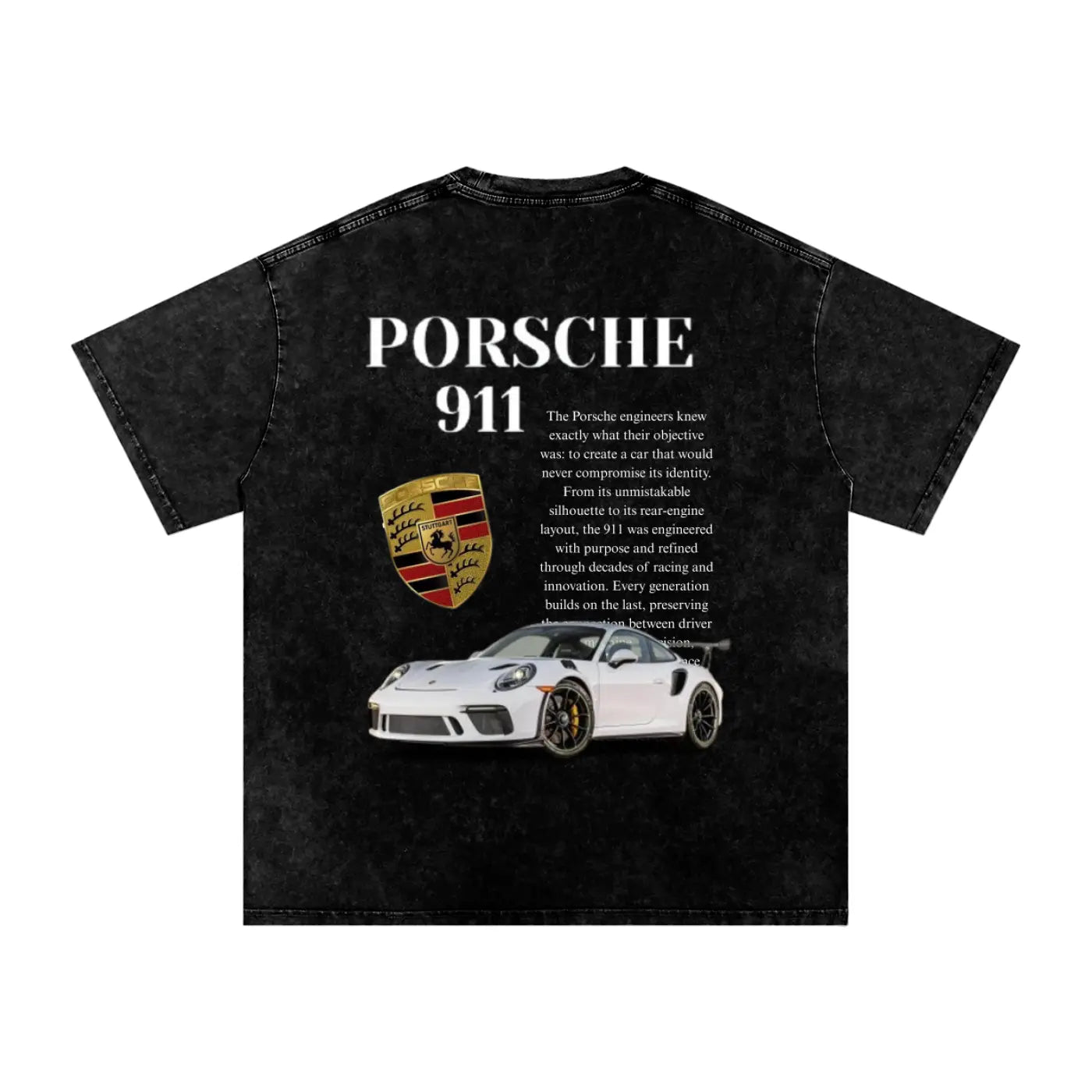 Snow Washed Oversized Cotton T-Shirt ODMPOD