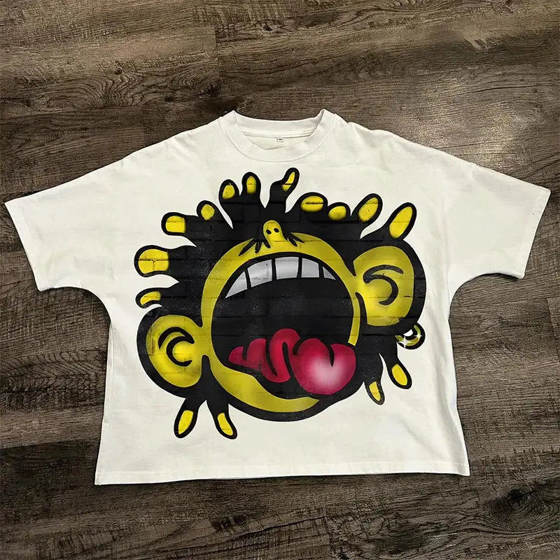 Vintage Graphic Oversized Tee Revra