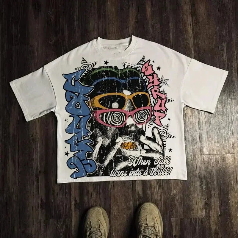 Vintage Graphic Oversized Tee Revra