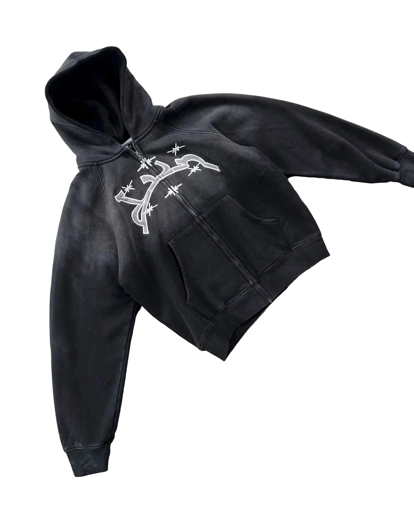 Divin Vintage Designer Zip-Up Hoodie Revra