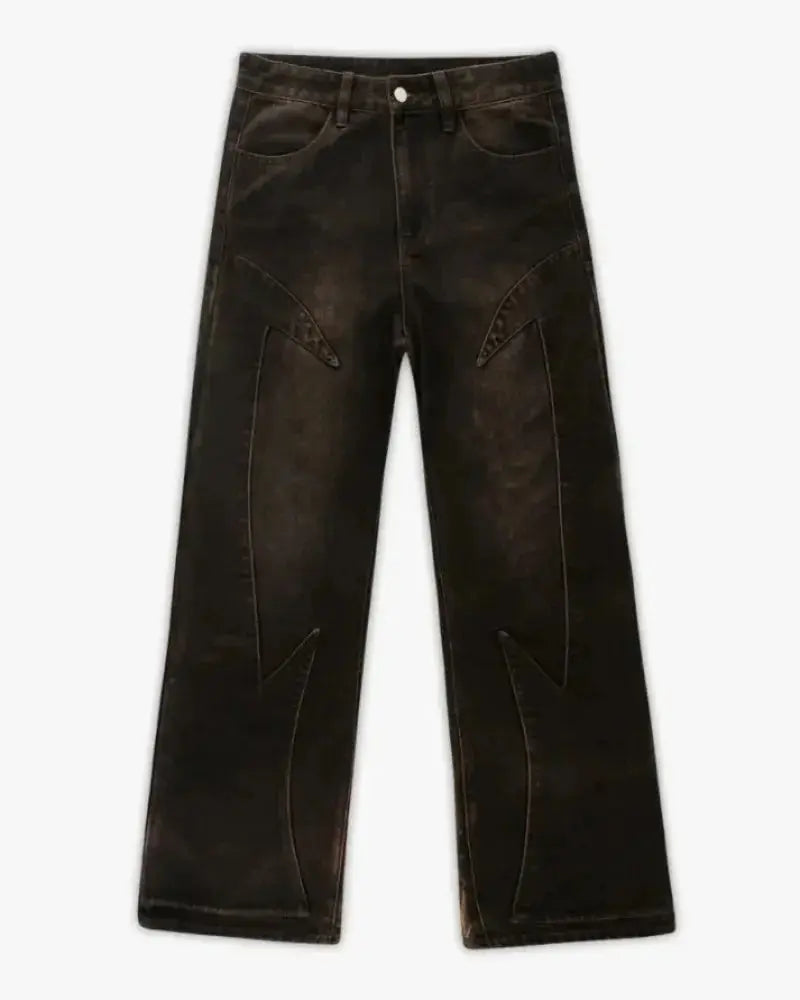 REVRA Bat Print Jeans Revra