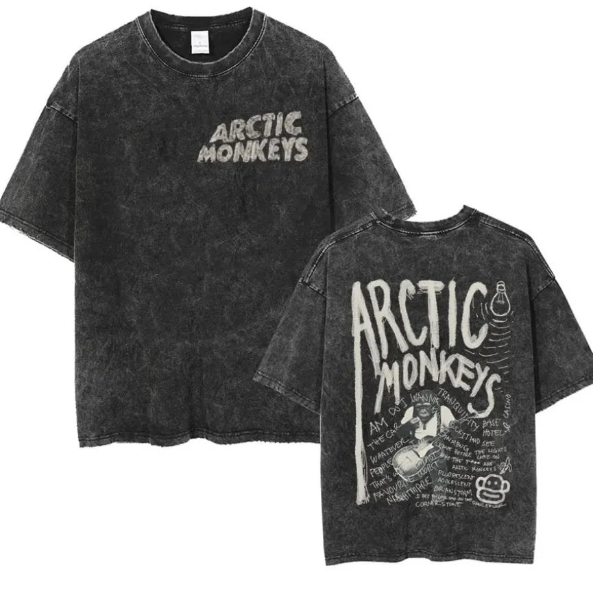 Arctic Monkeys Retro Rock Graphic Tee Revra