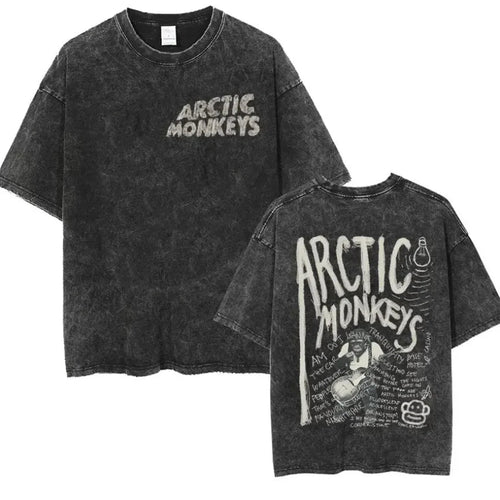 Arctic Monkeys Retro Rock Graphic Tee Revra