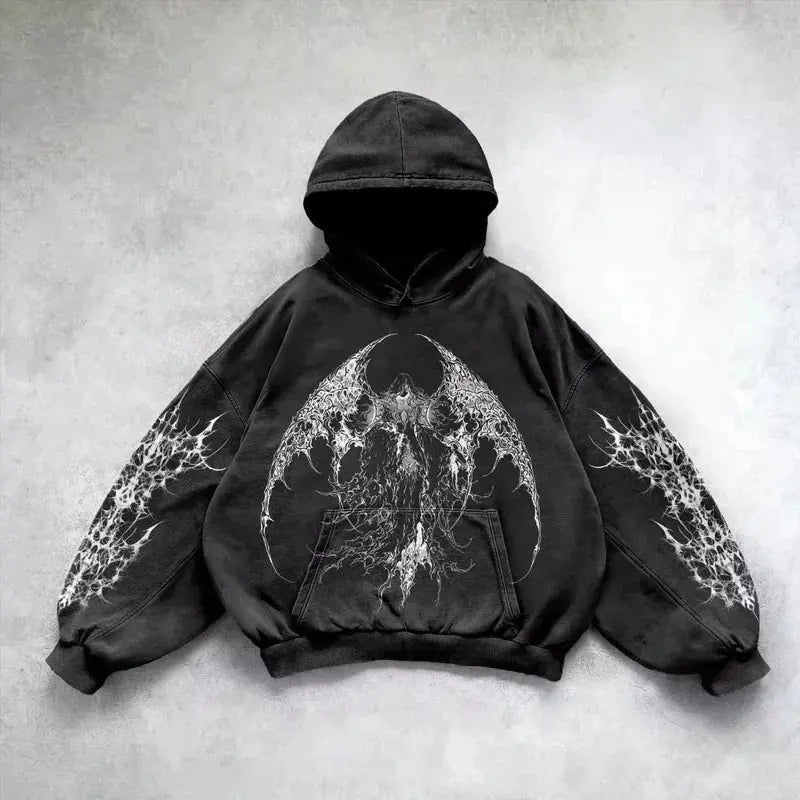 REVRA Retro Gothic Hoodie Revra