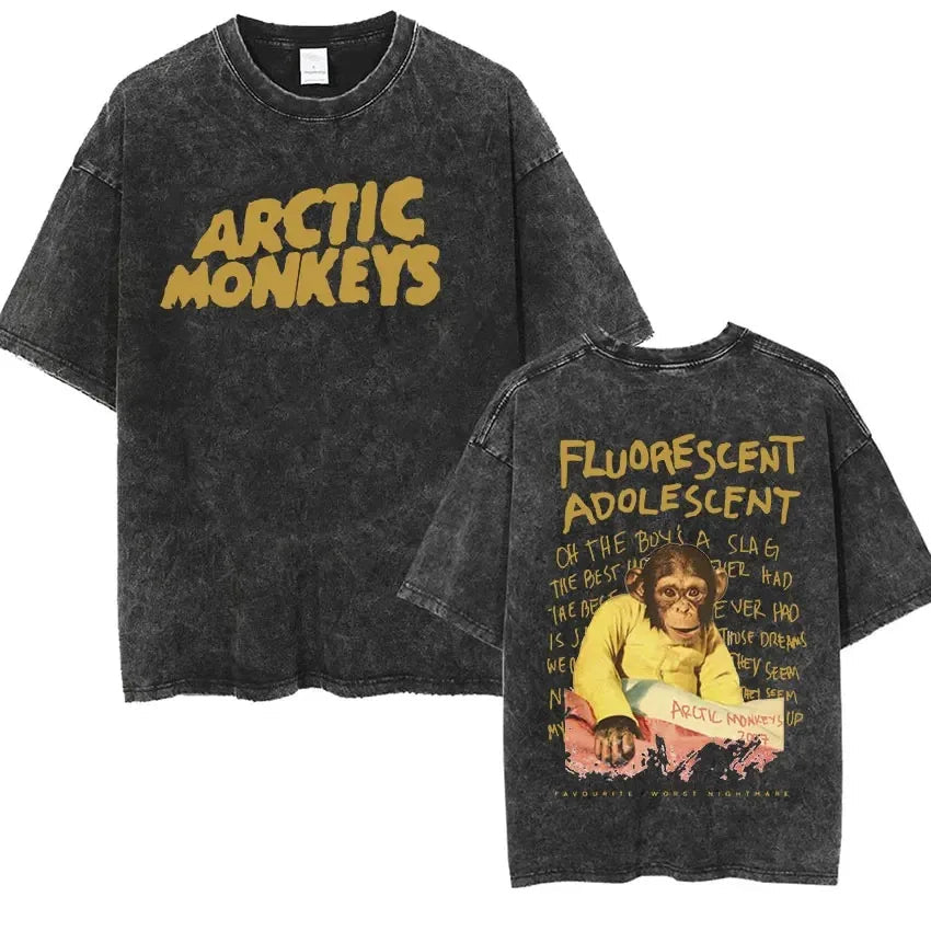 Arctic Monkeys Retro Rock Graphic Tee Revra