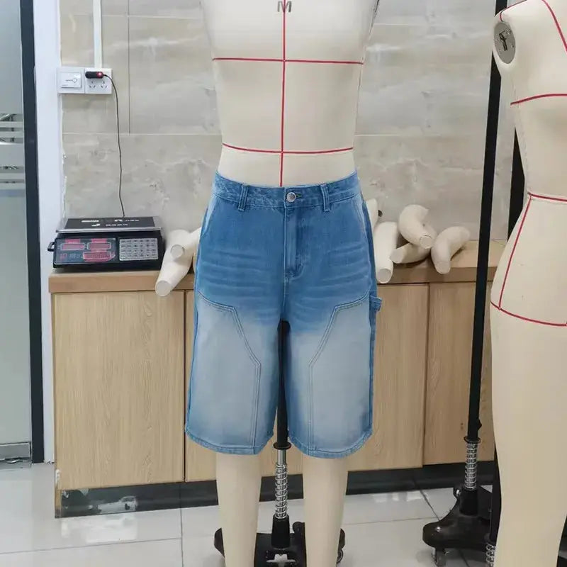 Baggy Loose Denim Jorts Revra