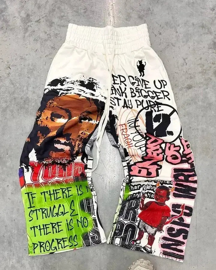 Sweatpants Y2K Letter Revra