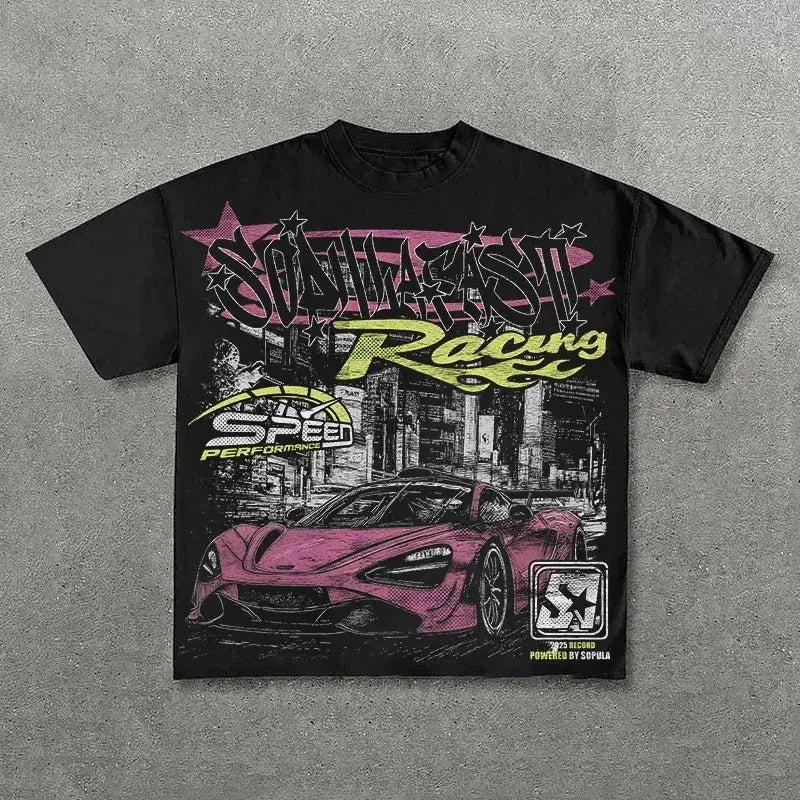 Vintage Graphic Oversized Tee Revra