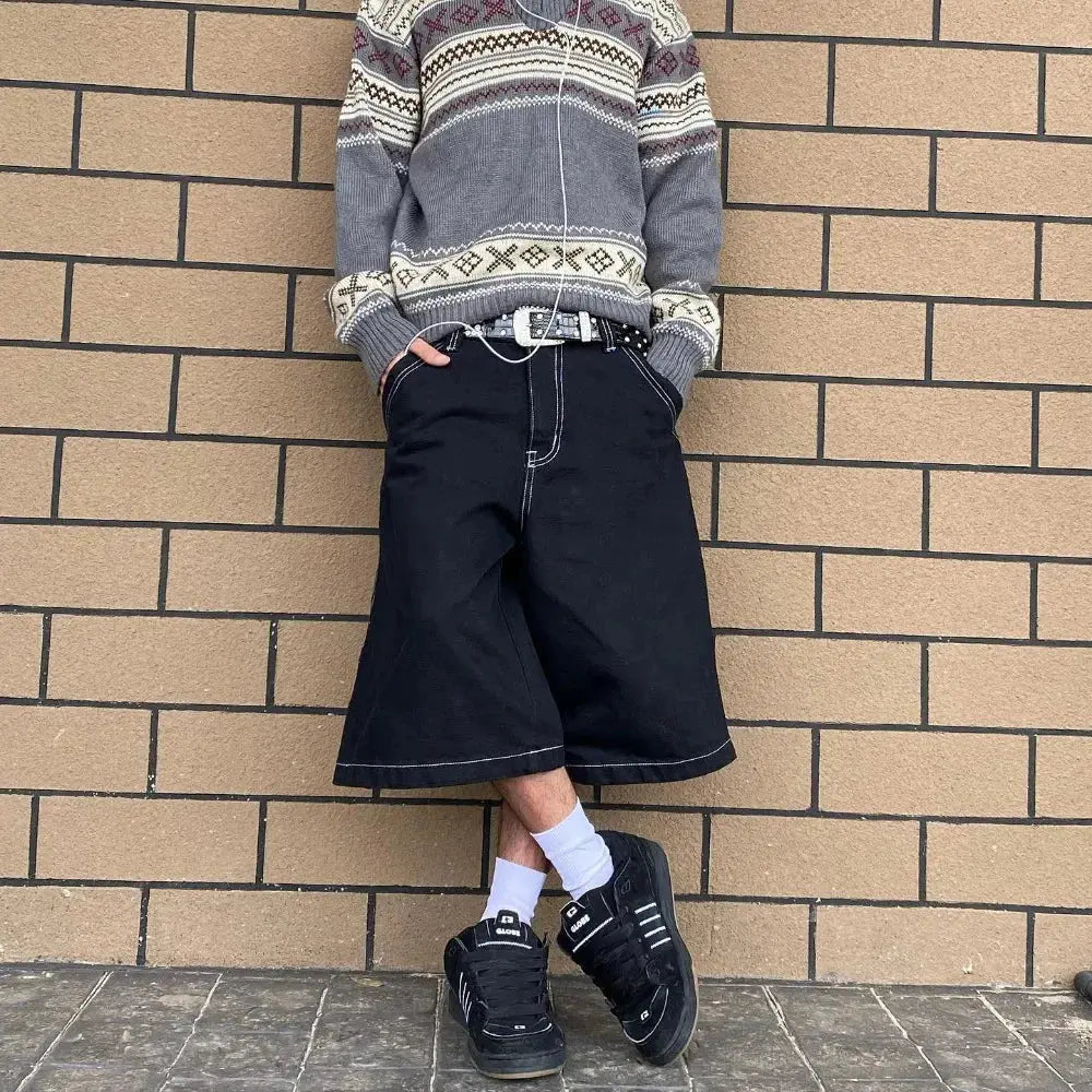 REVRA Embroidered Jorts Revra