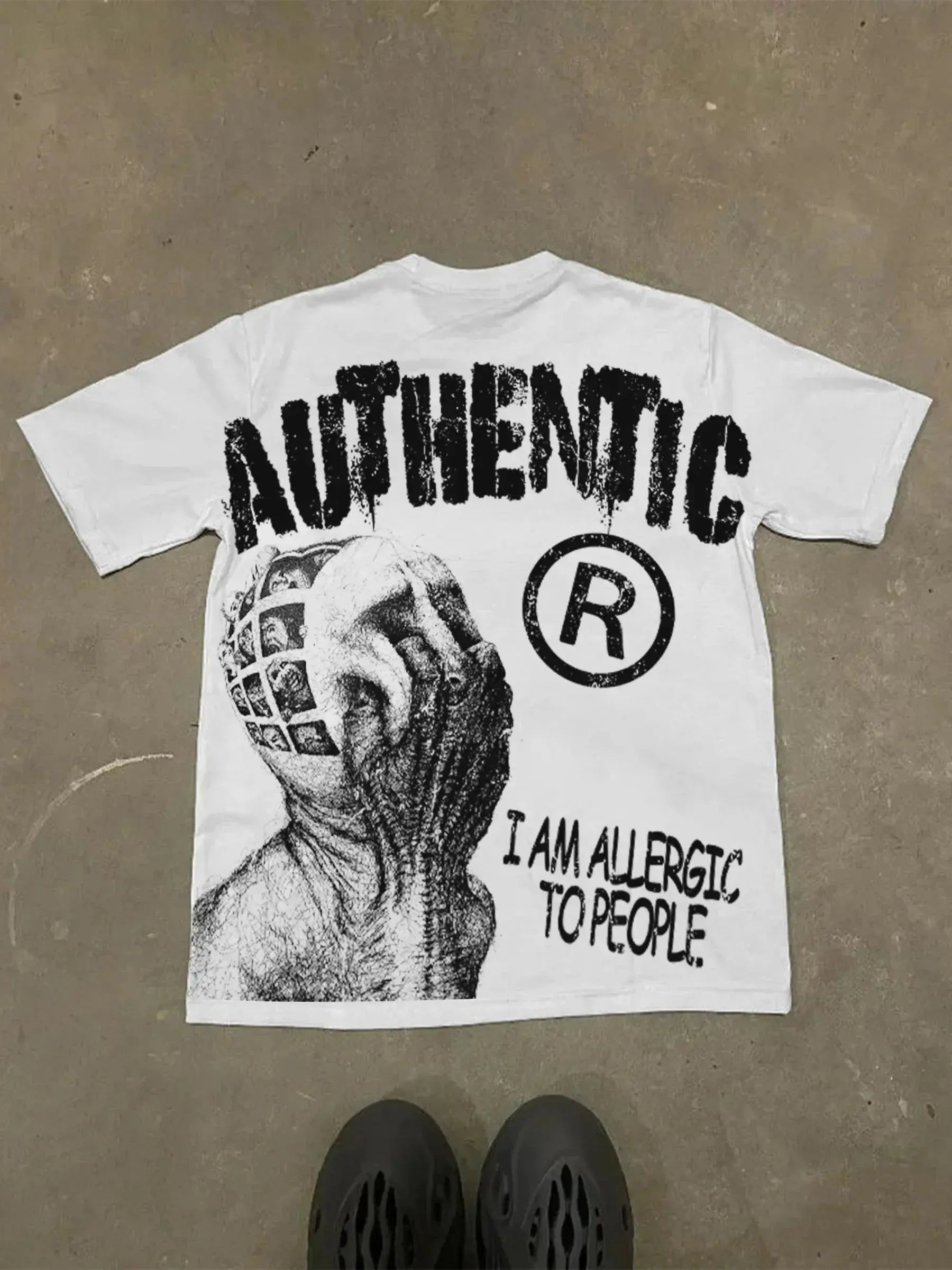 Vintage Graphic Oversized Tee Revra