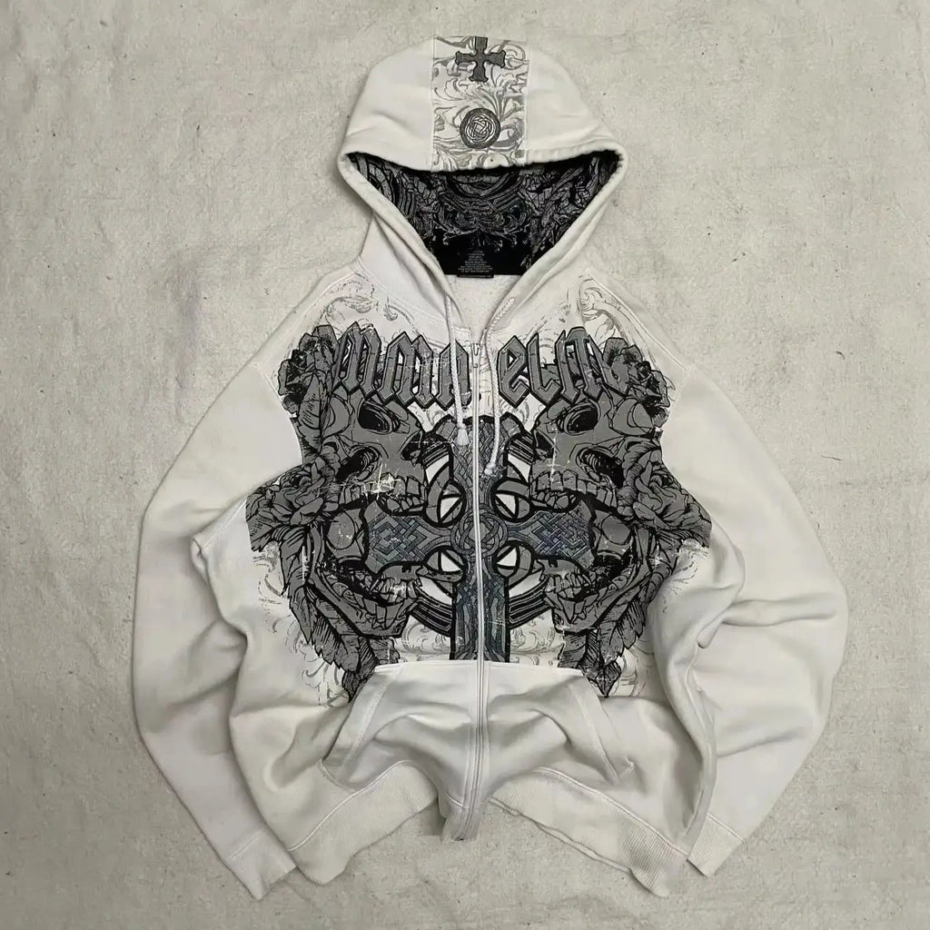 REVRA Angel Zipper Hoodie Revra