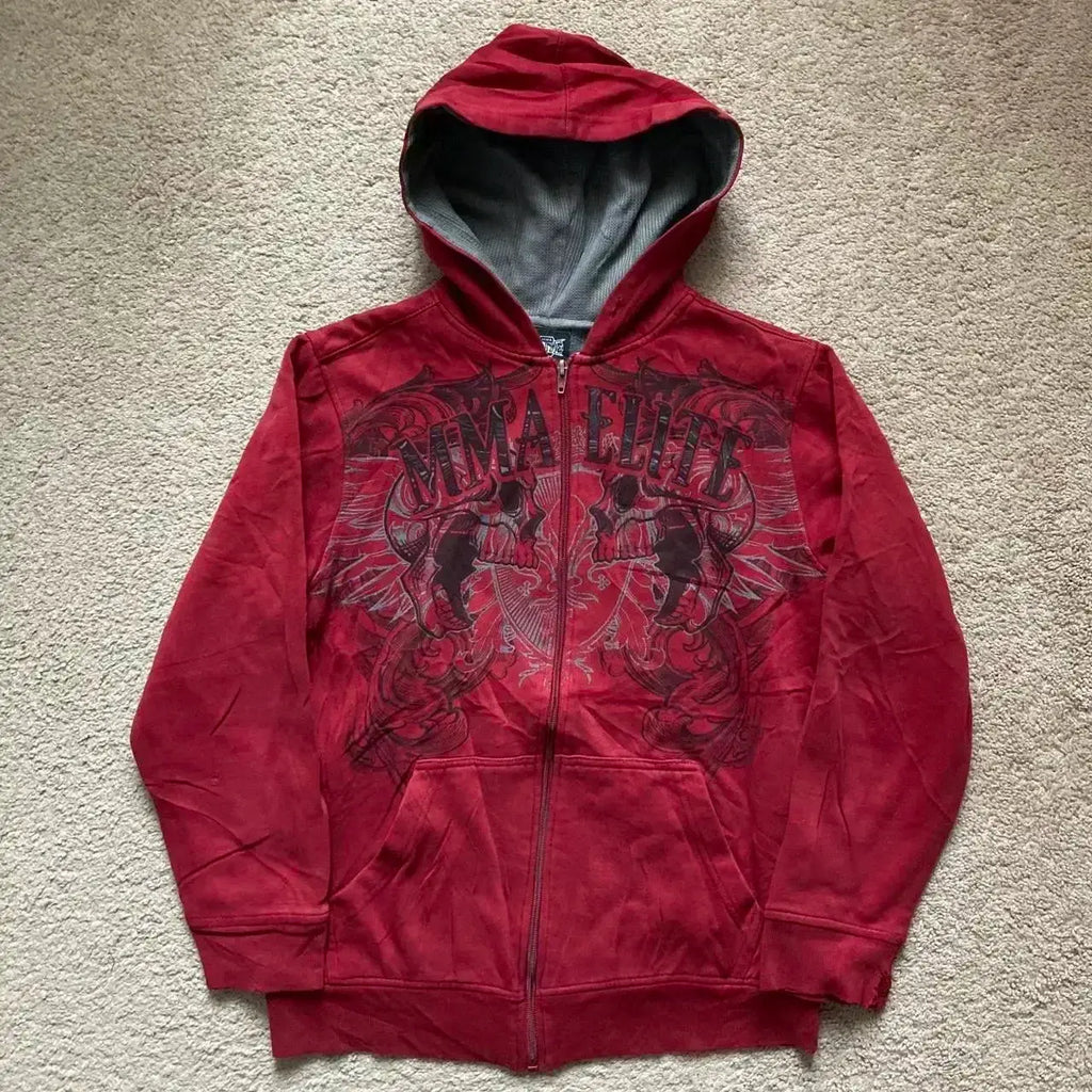 REVRA Angel Zipper Hoodie Revra