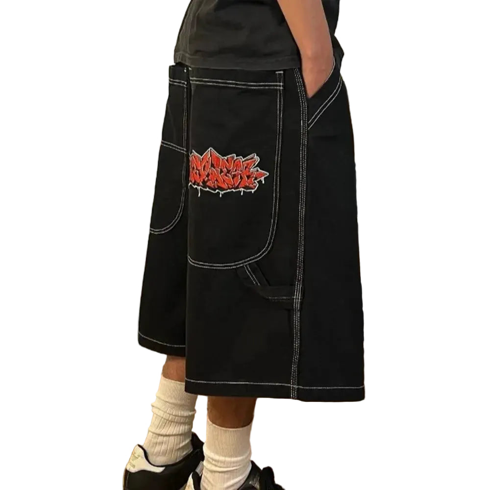 REVRA Embroidered Jorts Revra