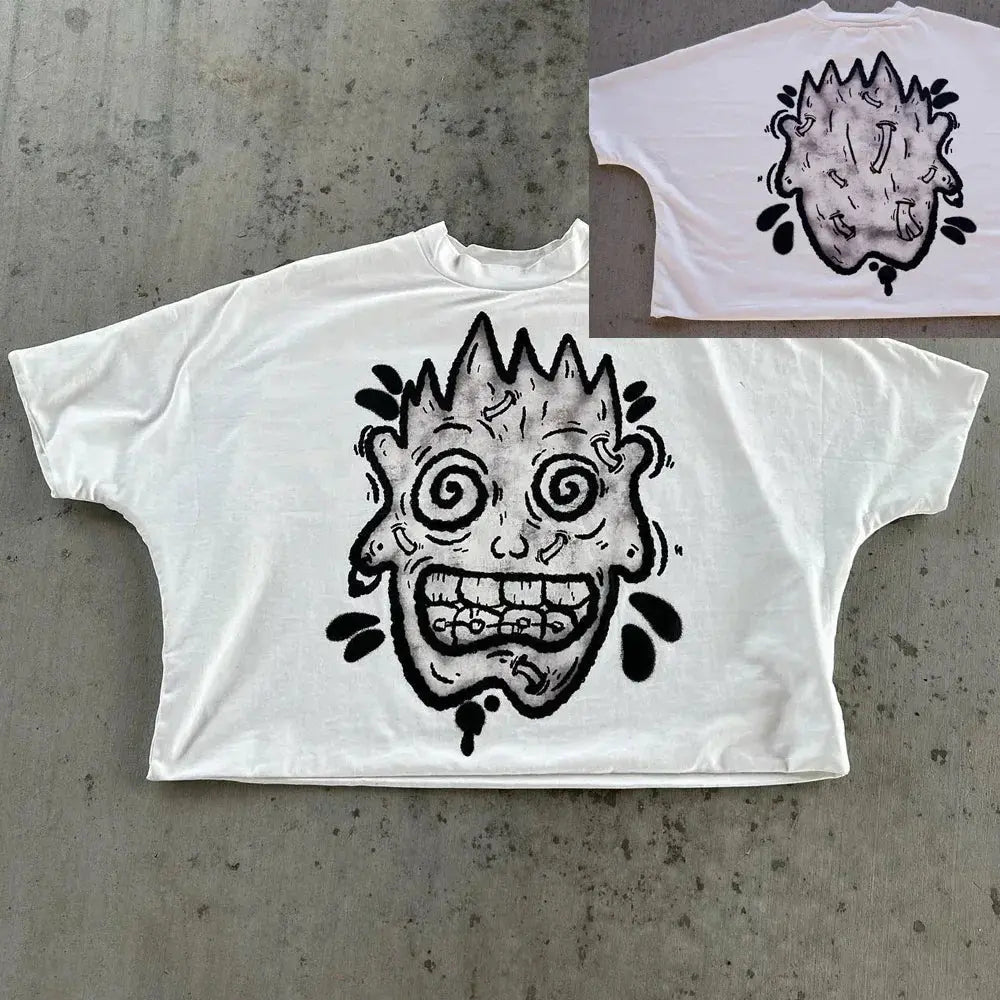 Vintage Graphic Oversized Tee Revra