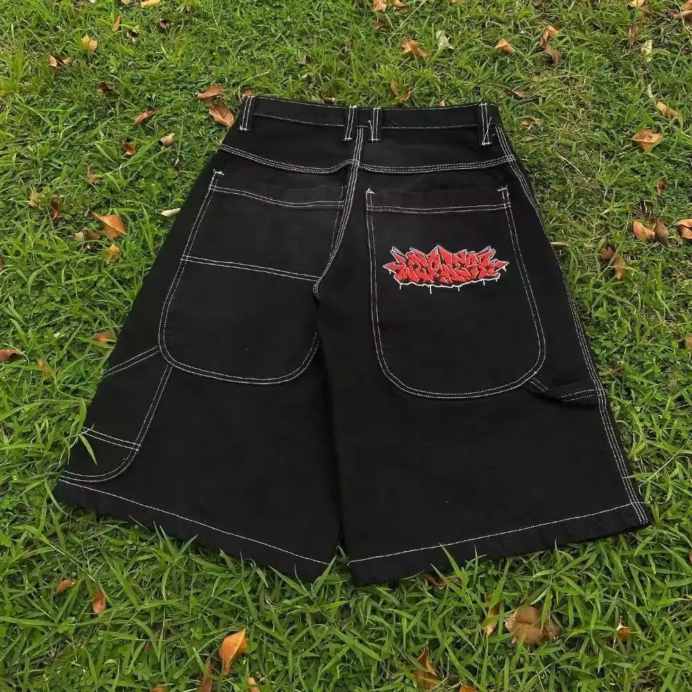 REVRA Embroidered Jorts Revra