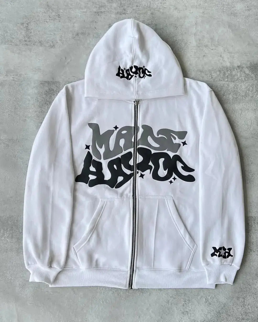 REVRA Retro Vibe Zipper Hoodie Revra