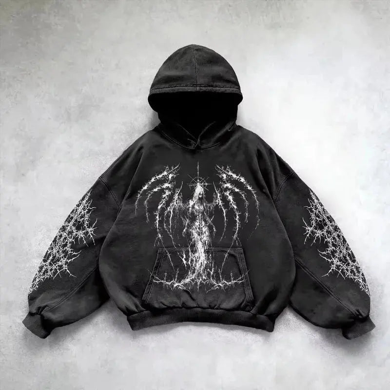 REVRA Retro Gothic Hoodie Revra