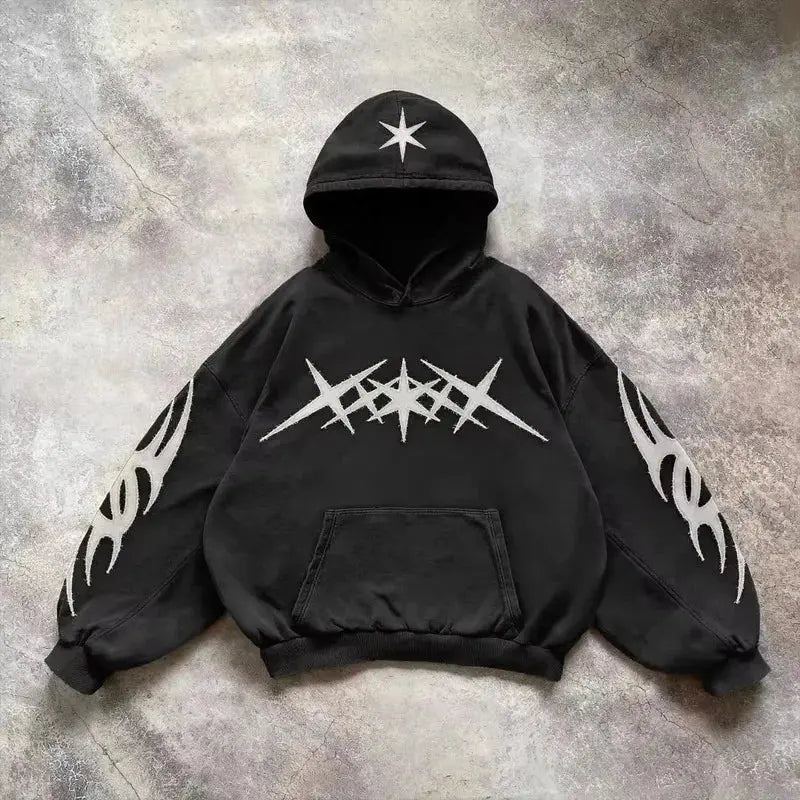 REVRA Retro Gothic Hoodie Revra