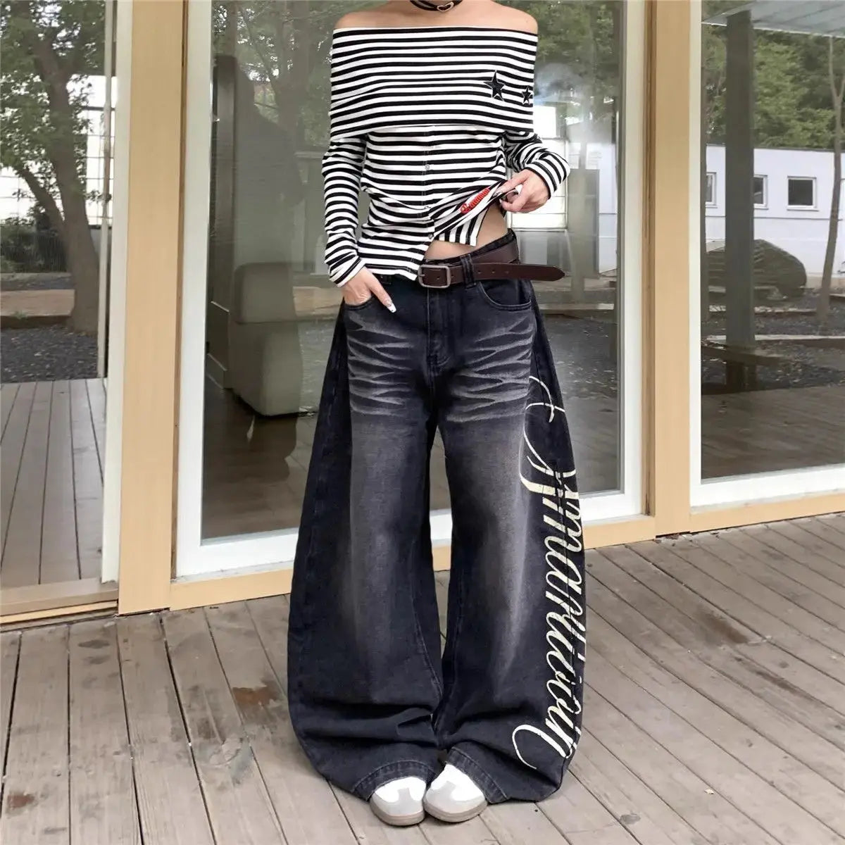 REVRA Wide-Leg Jeans Revra