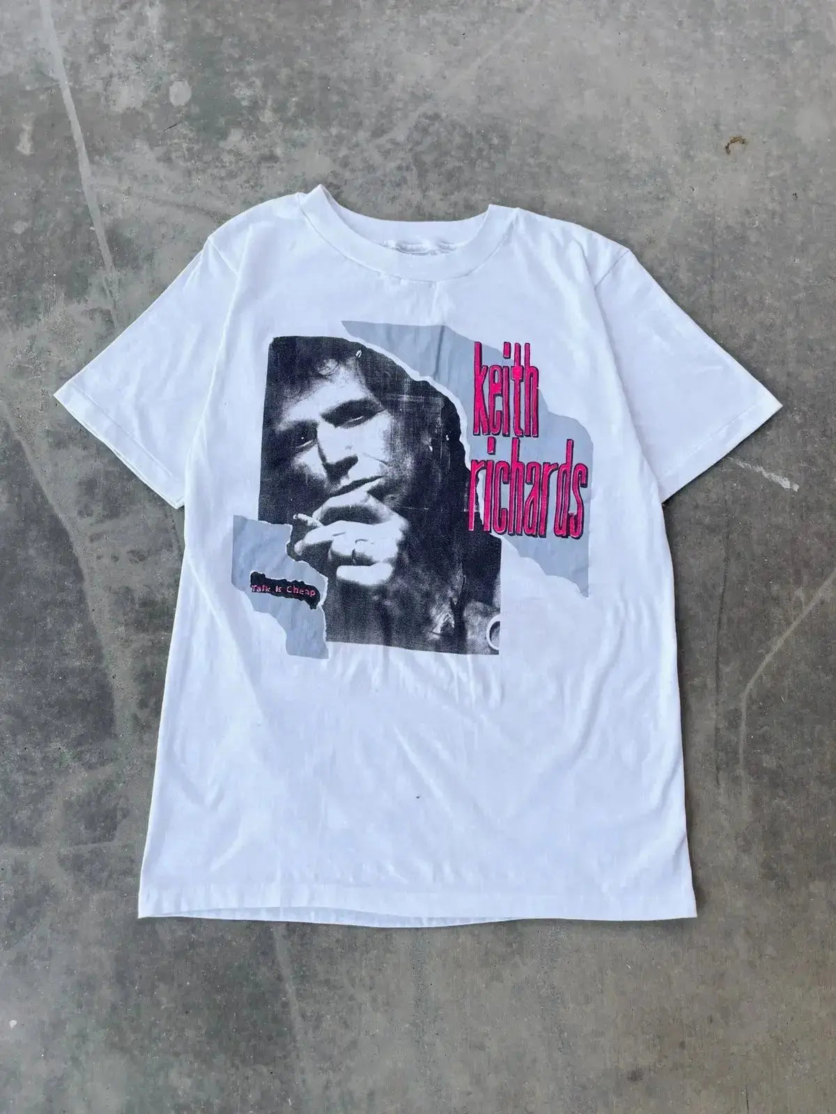 Gothic Harajuku Newspaper Print Tee Revra