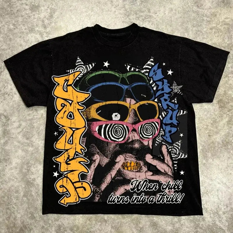 Vintage Graphic Oversized Tee Revra