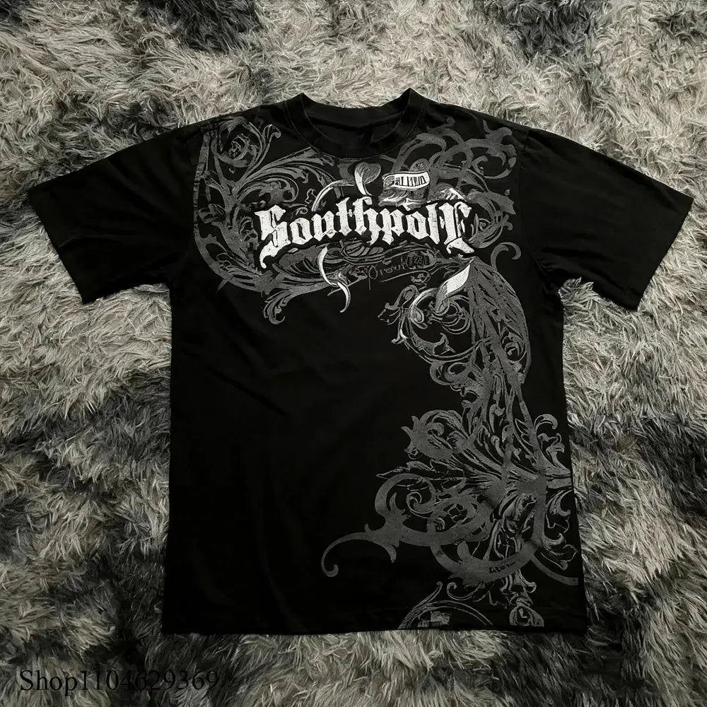 Classic Y2K Gothic Style T-shirt Revra