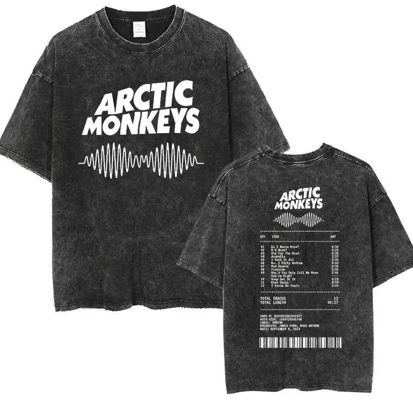 Arctic Monkeys Retro Rock Graphic Tee Revra