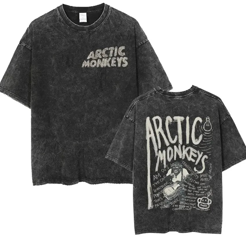 Arctic Monkeys Retro Rock Graphic Tee Revra