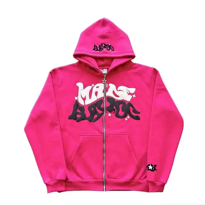 REVRA Retro Vibe Zipper Hoodie Revra