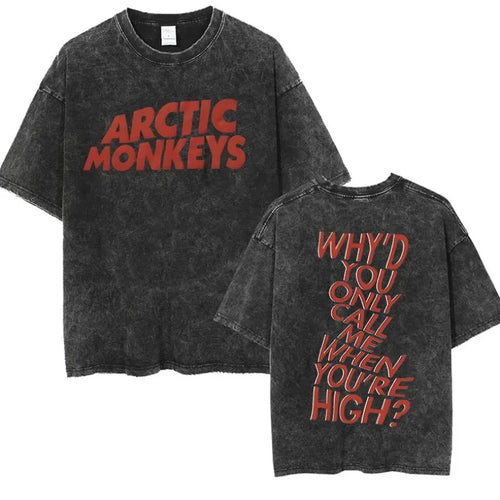 Arctic Monkeys Retro Rock Graphic Tee Revra