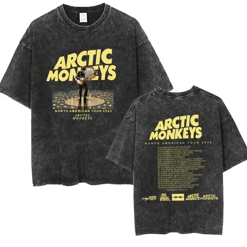 Arctic Monkeys Retro Rock Graphic Tee Revra