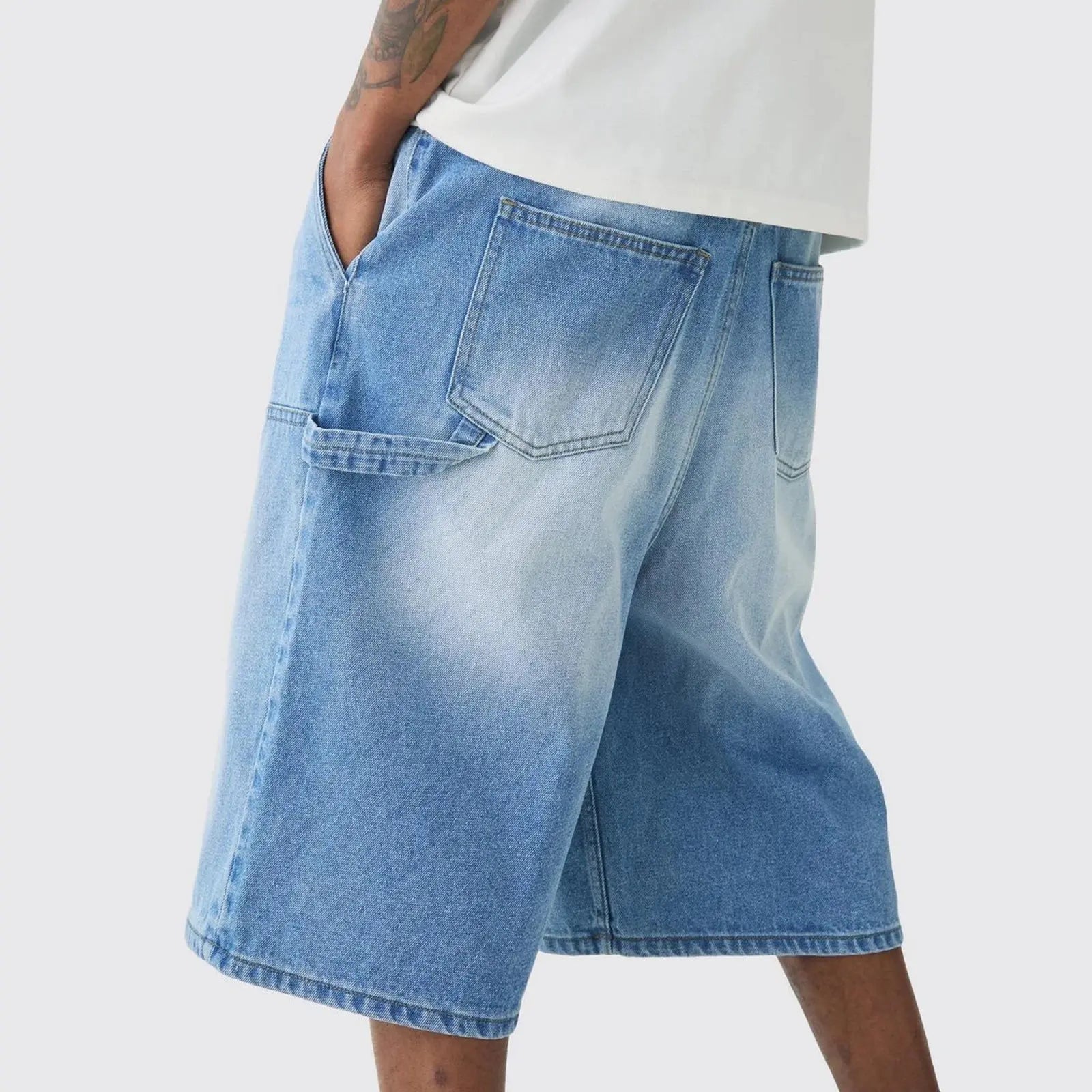 Baggy Loose Denim Jorts Revra