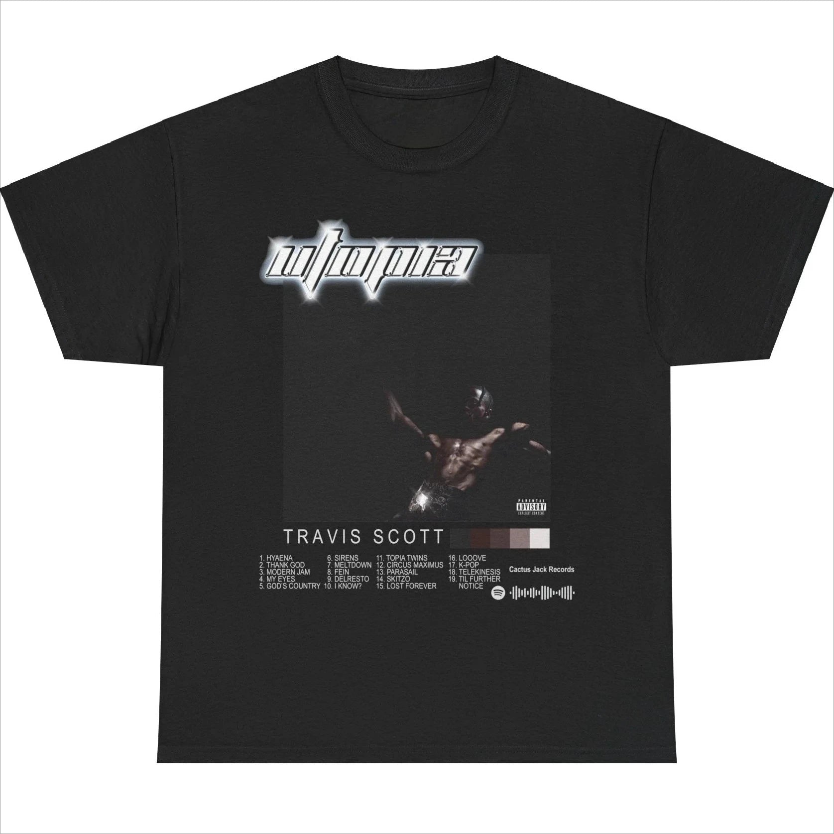 Travis Scott Album Tour 2026 Graphic Tee Revra