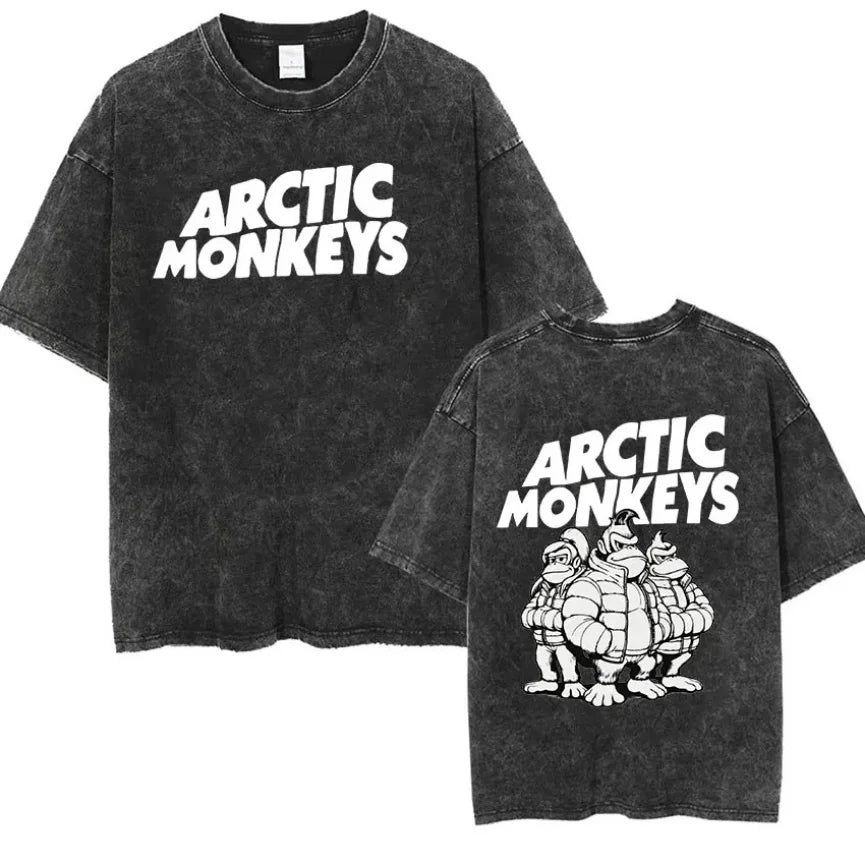 Arctic Monkeys Retro Rock Graphic Tee Revra