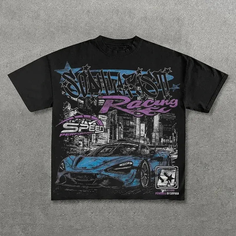 Vintage Graphic Oversized Tee Revra