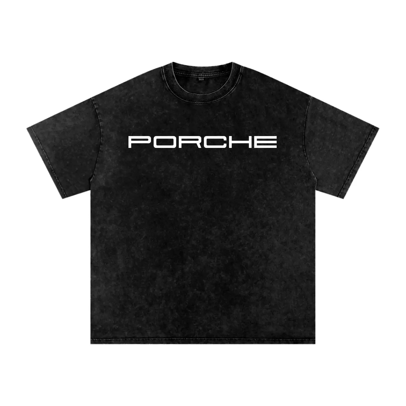 Snow Washed Oversized Cotton T-Shirt ODMPOD