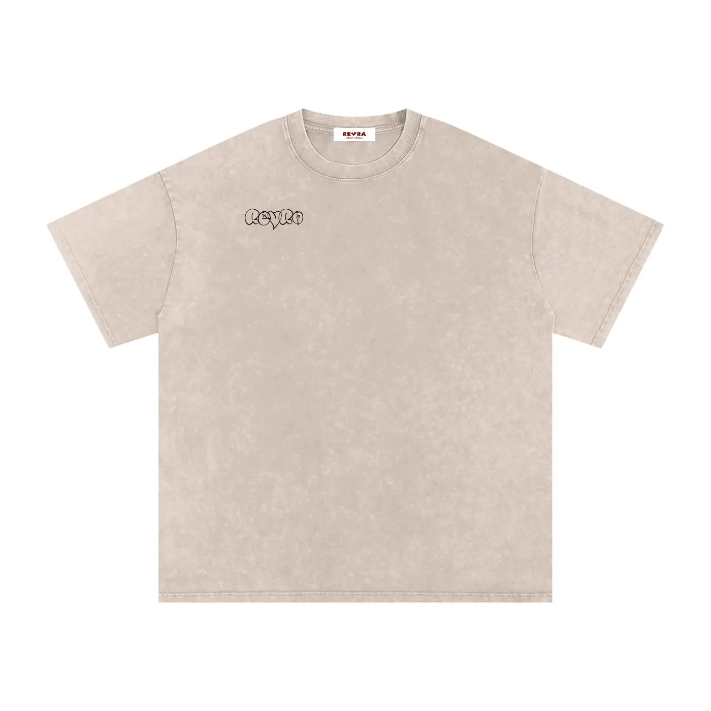 Snow Washed Oversized Cotton T-Shirt ODMPOD